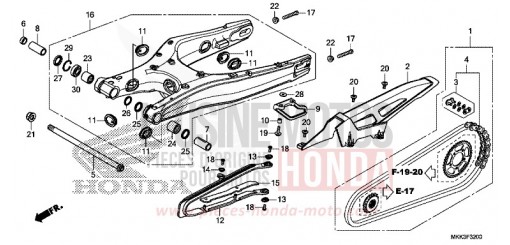 BRAS OSCILLANT CRF1000DJ de 2018